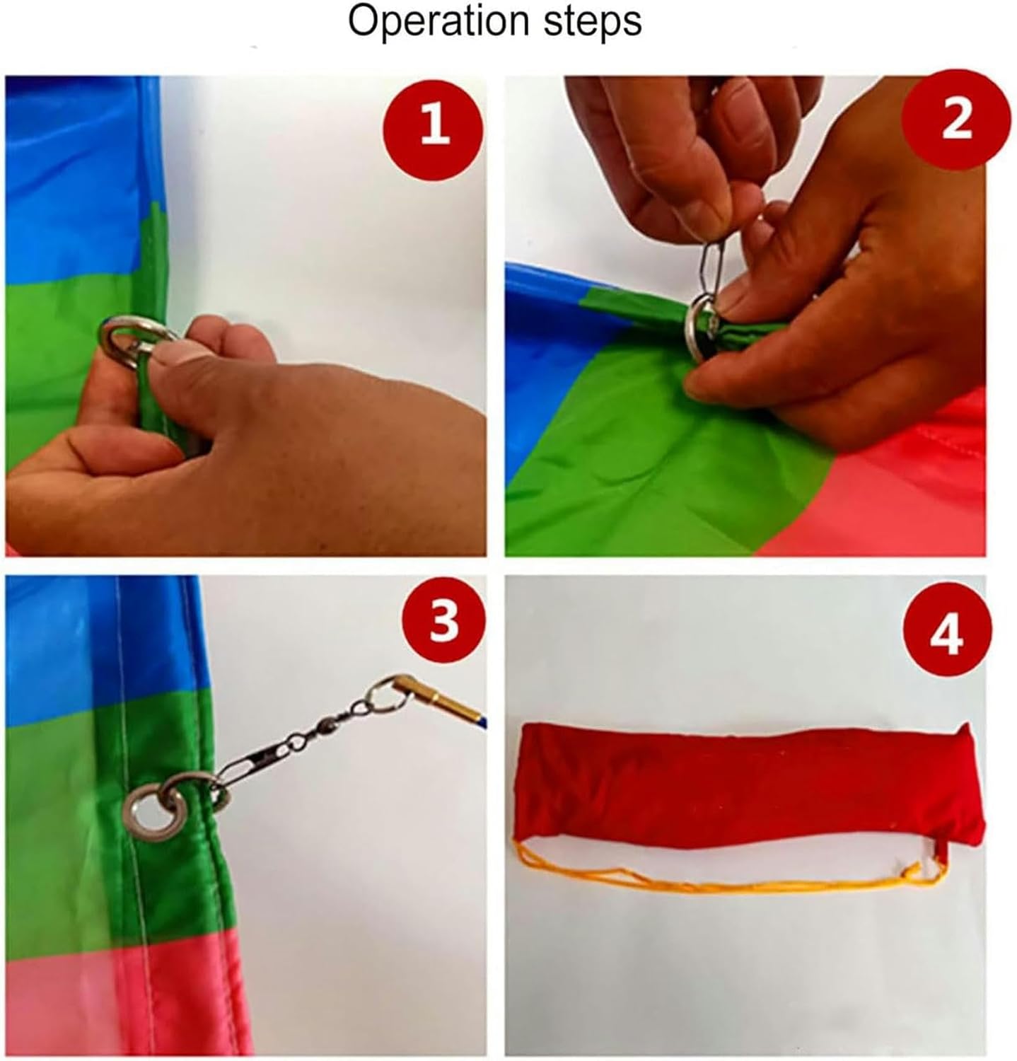 Dragon Ribbon Colorful Fitness Dragon Dance Streamer w/Bag & Dragon Head, Adult Child Sports Fitness Belt for Outdoor