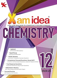 Xam idea Chemistry Class 12 Book | CBSE Board | Chapterwise Question Bank | Based on Revised CBSE Syllabus | NCERT Questions Included | 2023-24 Exam