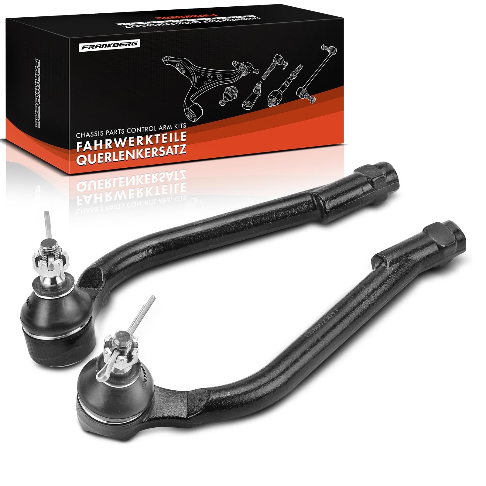 Frankberg 2x Rotules de barre de direction Avant gauche Droite | Compatible avec Elantra Berline HD 1.6L 2.0L 2006-2011 i30 FD 1.4L-2.0L 2007-2011 Remplacer# 568202H000