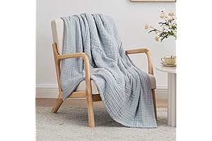 Love's Cabin: Premium Cotton Muslin Throw Blanke