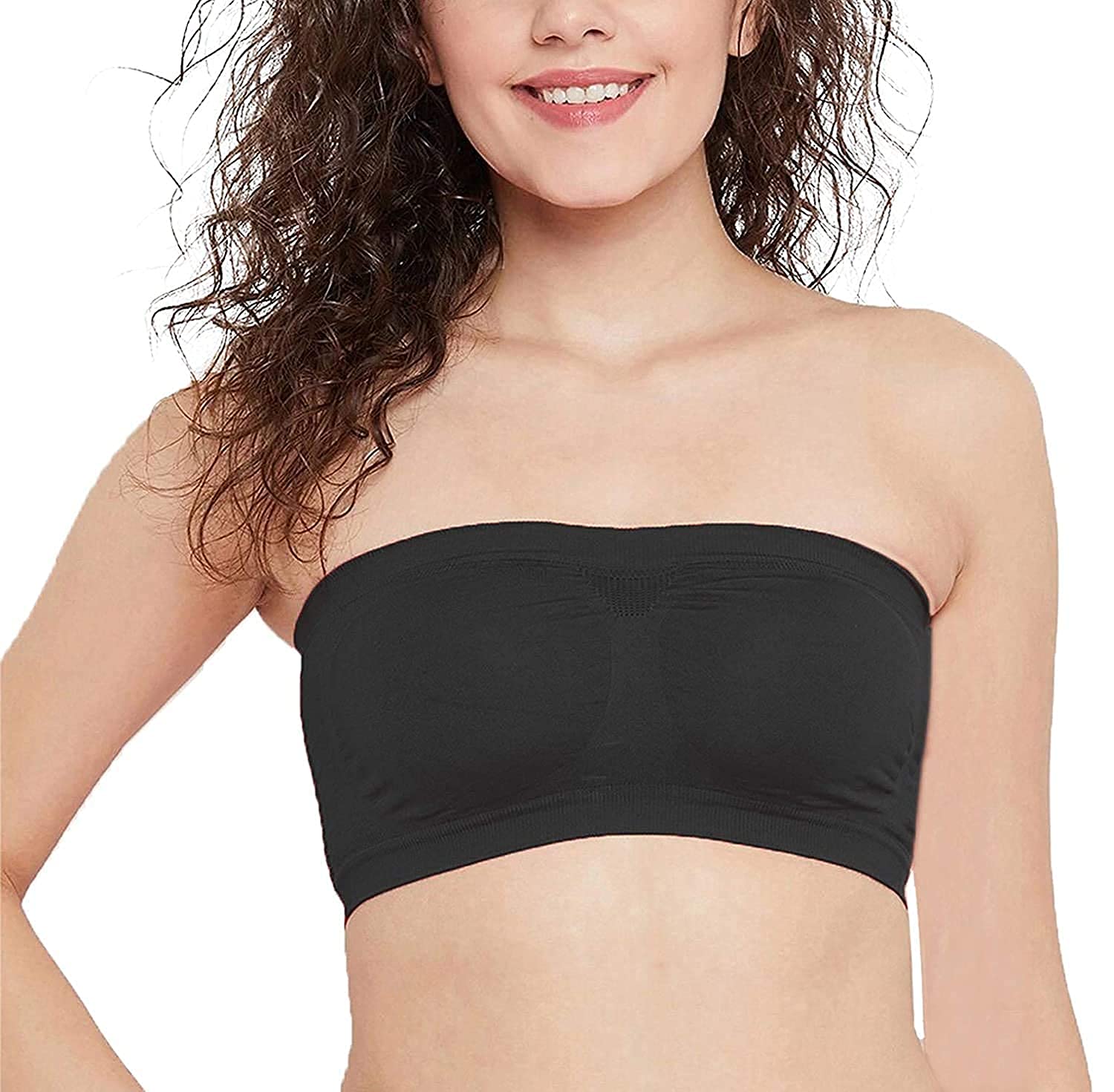 Women’s Cotton Strapless Tube Bra, Non-Padded, Wire Free, Lightweight, Pack of 1, for Adult Women Women’s Cotton Strapless Tube Bra, Non-Padded, Wire Free, Lightweight, Pack of 1, for Adult Women