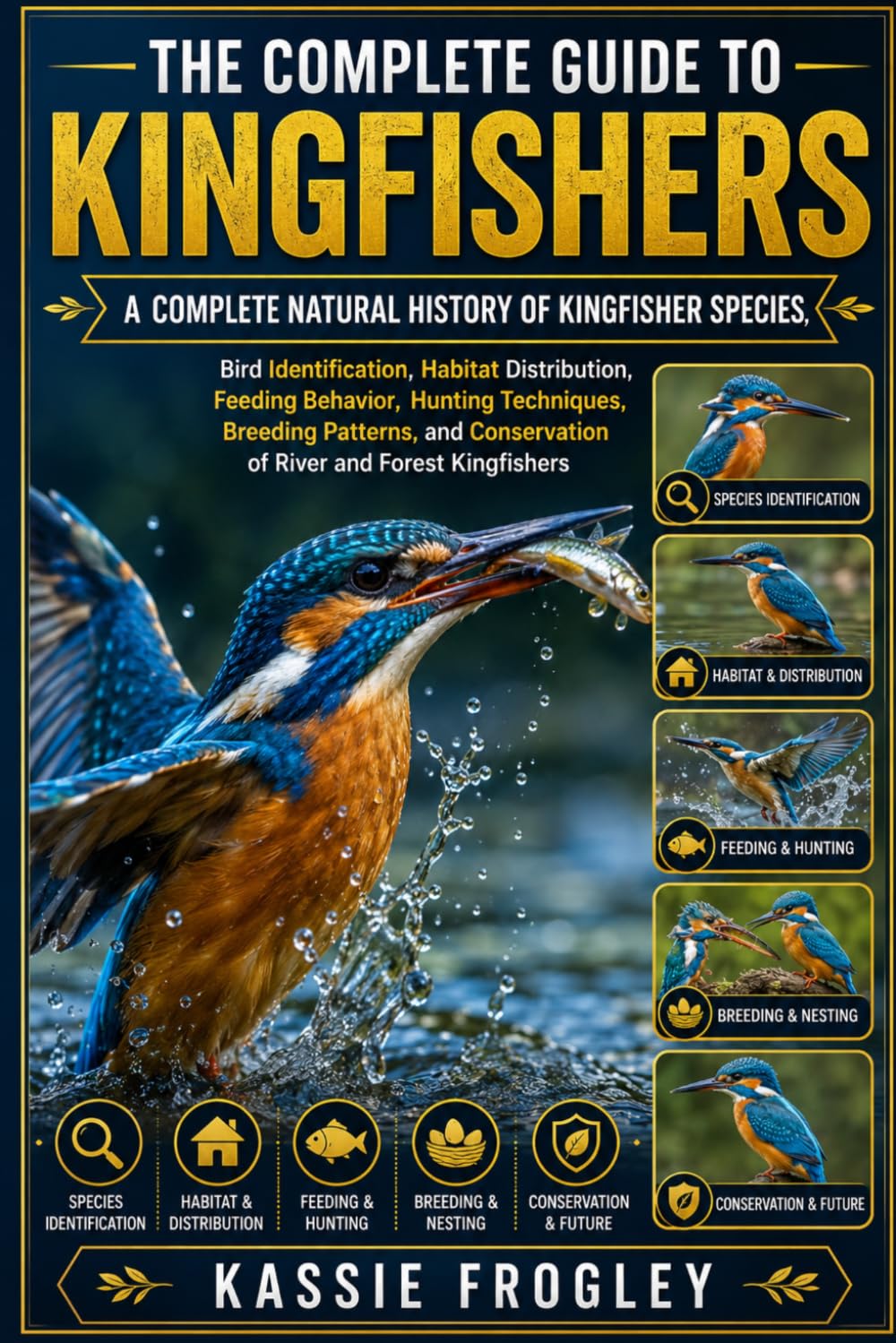 THE COMPLETE GUIDE TO KINGFISHERS: A Complete Natural History of Kingfisher Species, Bird Identification, Habitat Distribution, Feeding Behavior, ... Conservation of River and Forest Kingfishers