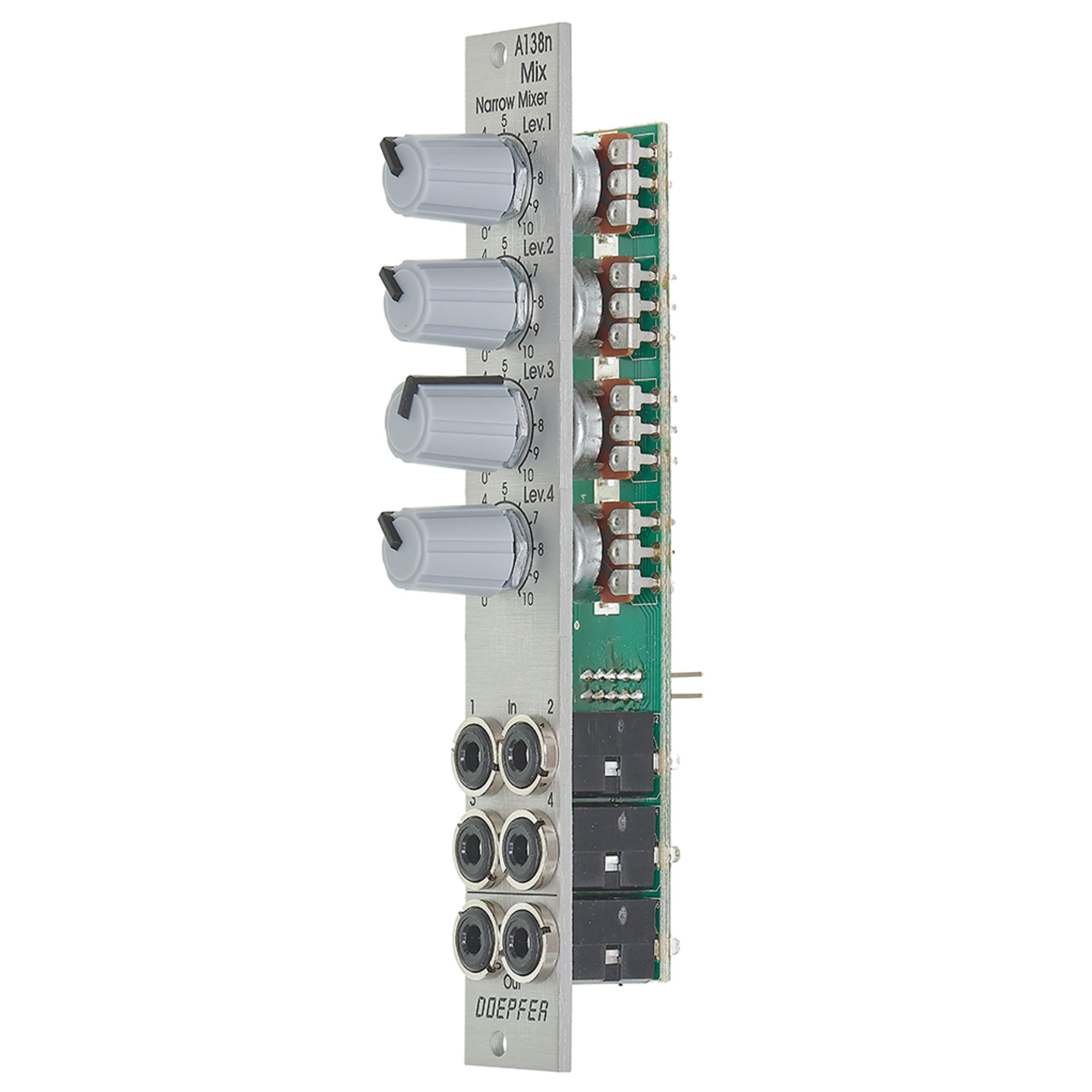 A-138n Narrow Mixer Modular Synthesizer