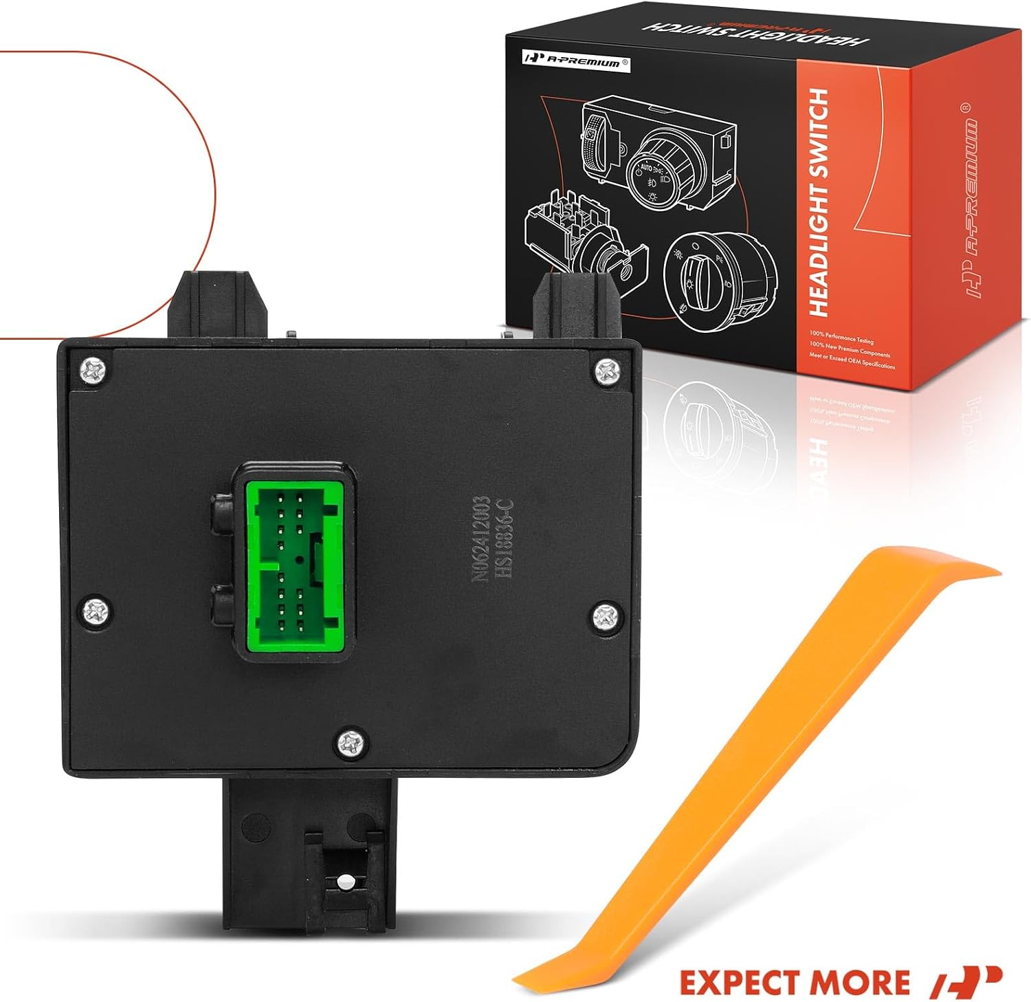A-Premium Headlight Switch Instrument Panel Headlamp Dimmer Switch Compatible with Chevrolet Colorado & GMC Canyon, 2004-2012