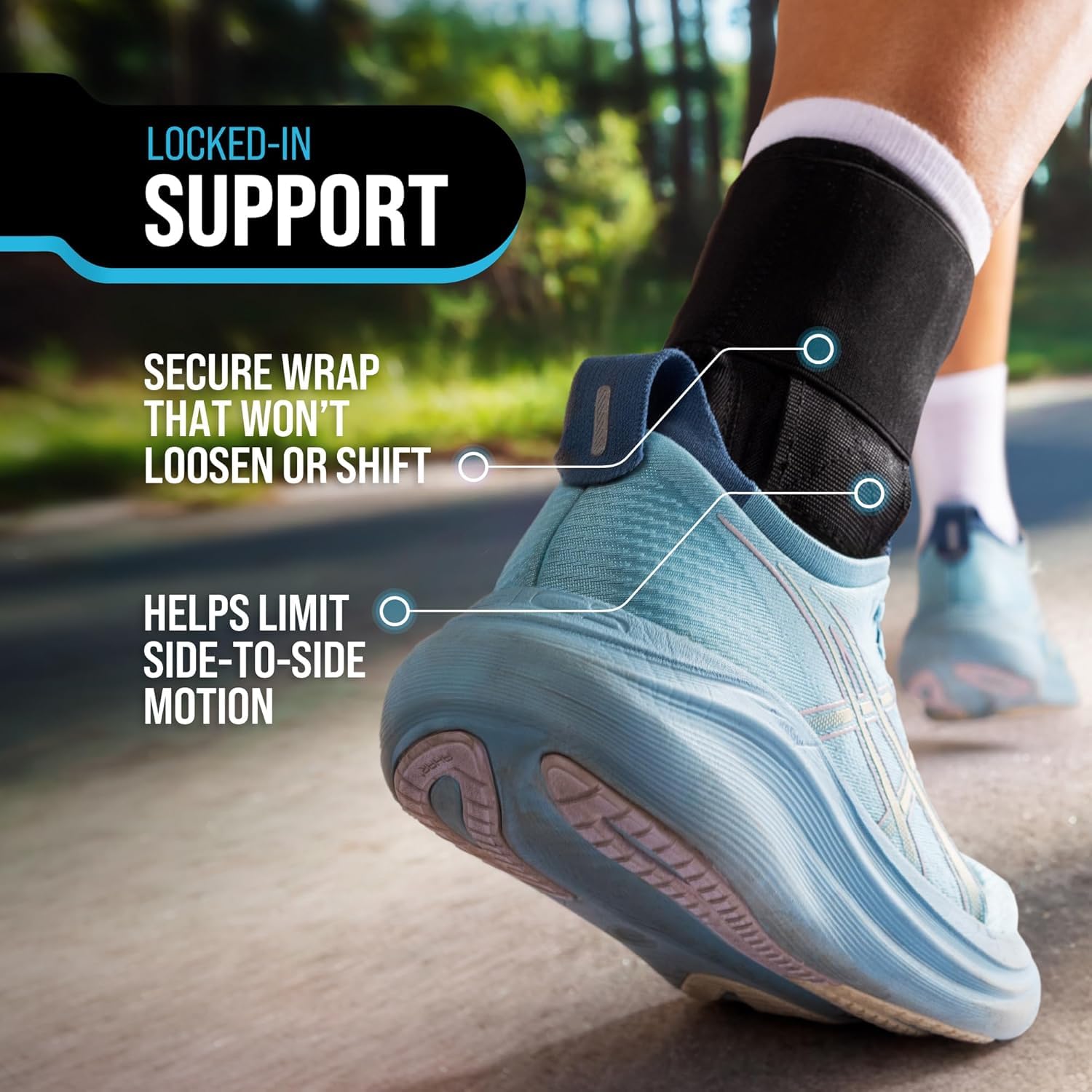 Zenith Ankle Brace, Lace Up ajustable apoyo – para correr, baloncesto,, de recuperación de lesiones esguinces. Tobillo Wrap para los hombres, las mujeres y los niños