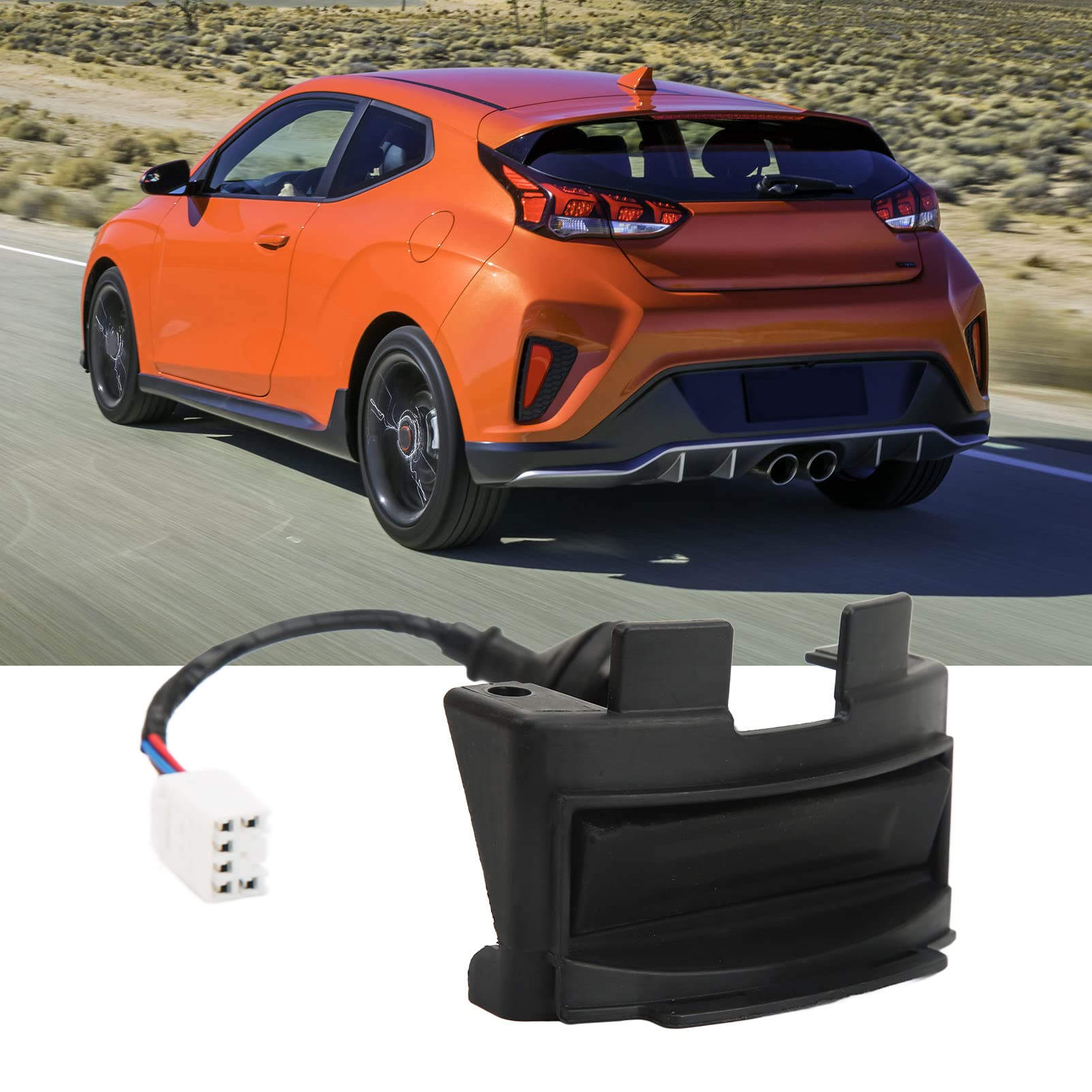 Przełącznik Klamki Drzwi Tylnej Klapy, Przycisk Klapy Zatrzask Bagażnika 81260 2V010 Wymiana Przycisku Otwierania Pokrywy Bagażnika dla Veloster 2011-2017