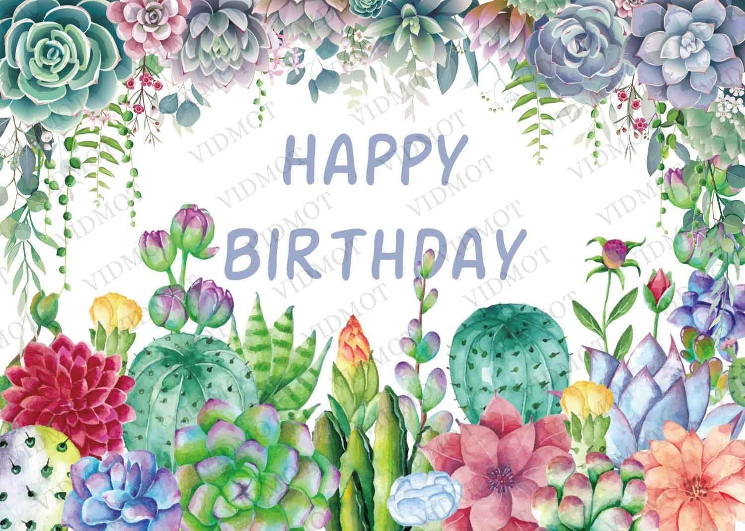 Cartoon Happy Birthday Backdrops Game Story Theme Birthday Party 7x5ft White Cloud Cow Print Cowboy Photo Background Decorations Cake Table Banner ZYVV0488