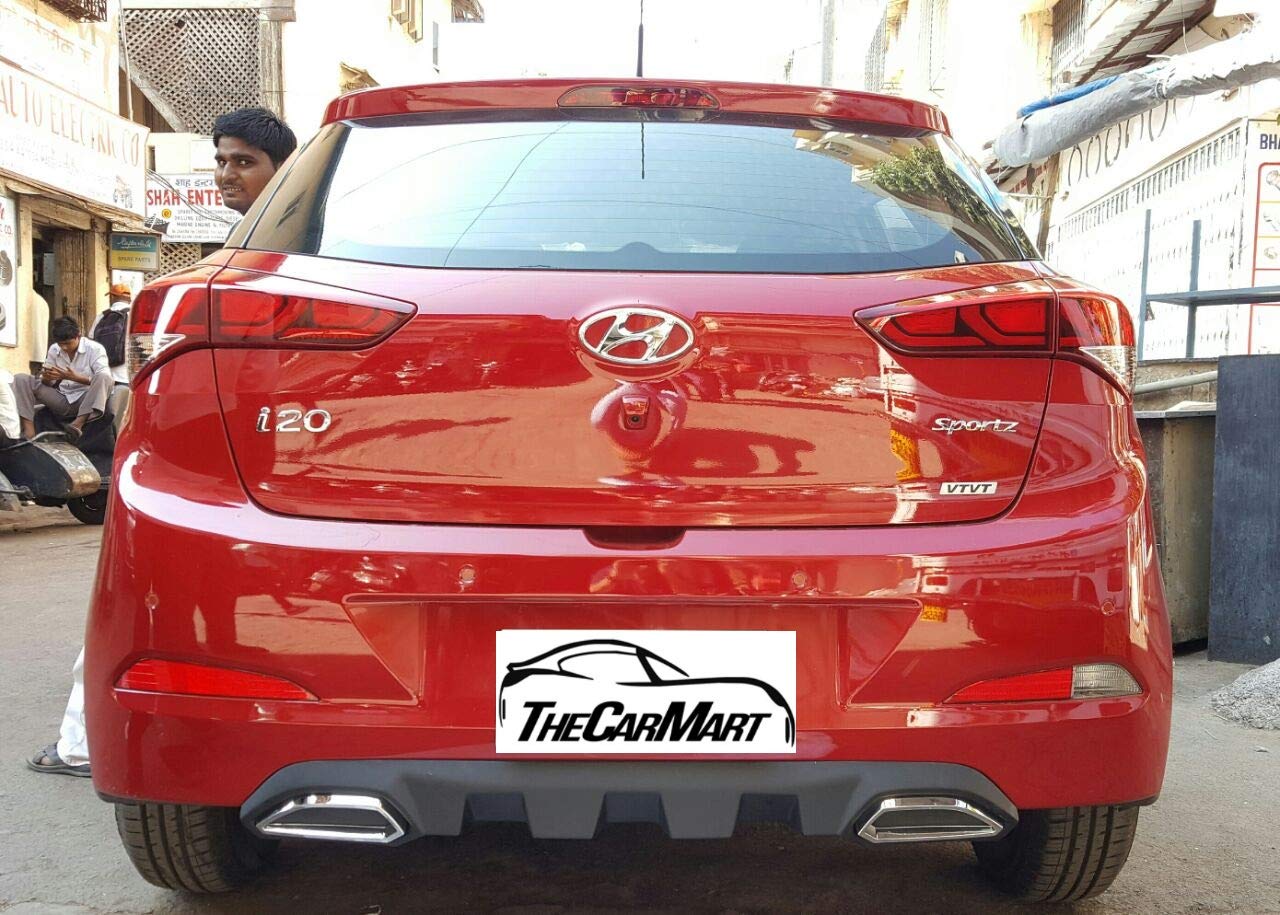 Imported Rear Bumper Diffuser Compatible for Elite i20 2014 to 2017 Model-image-3