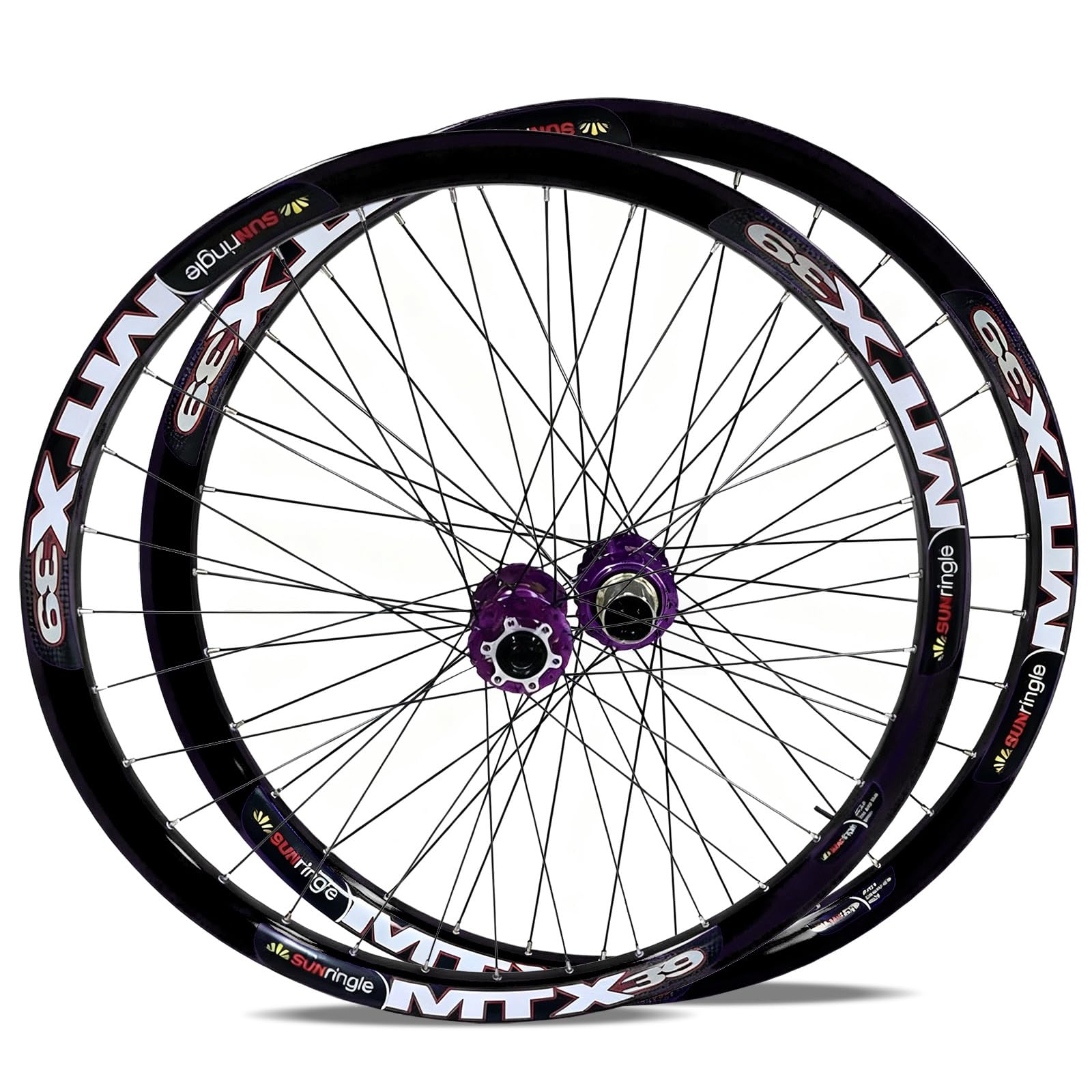 ZXGSXIOU 26"/27.5" Mountain Bike Wheelset Aluminum Alloy Rims BOOST Thru Axle F15x110MM/R12x148MM Disc Brake 32H Hubs For 7-12 Speed Cassette