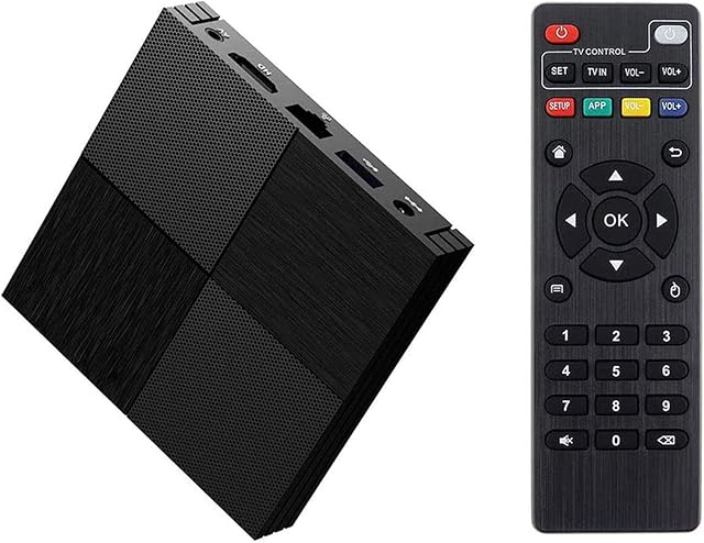 Android 9.0 TV Box, 2GB RAM 16GB ROM Smart Box H6 Quad-Core 64-bit ARM cortex-A53 Android TV Box 2.4GHz WiFi 3D 6K Android Box for Home