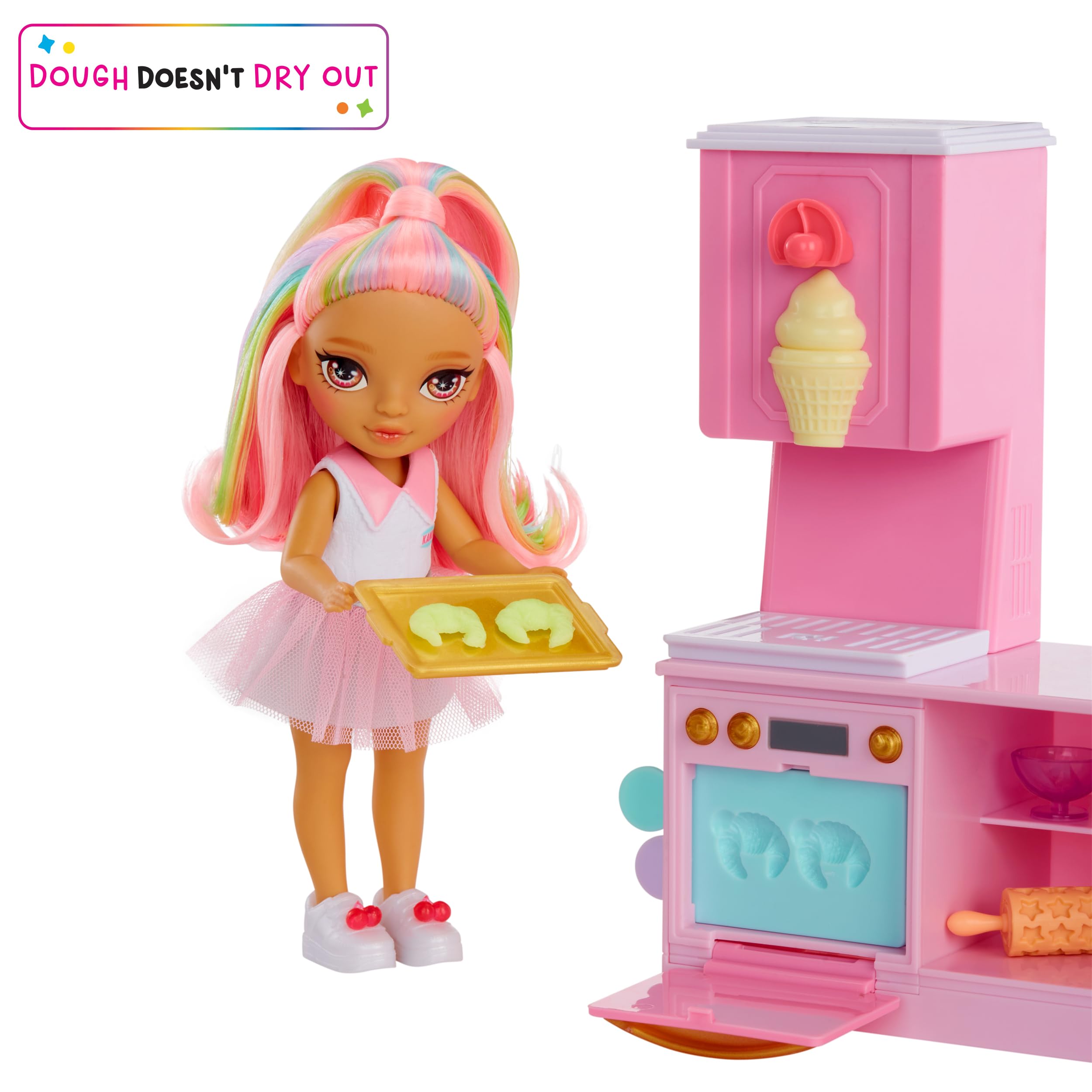 Rainbow High Littles Dessert Shop with Kandy Playset, Comes with a Small 14 cm Pink Doll, Make Ice Cream and Sweets - Image 3