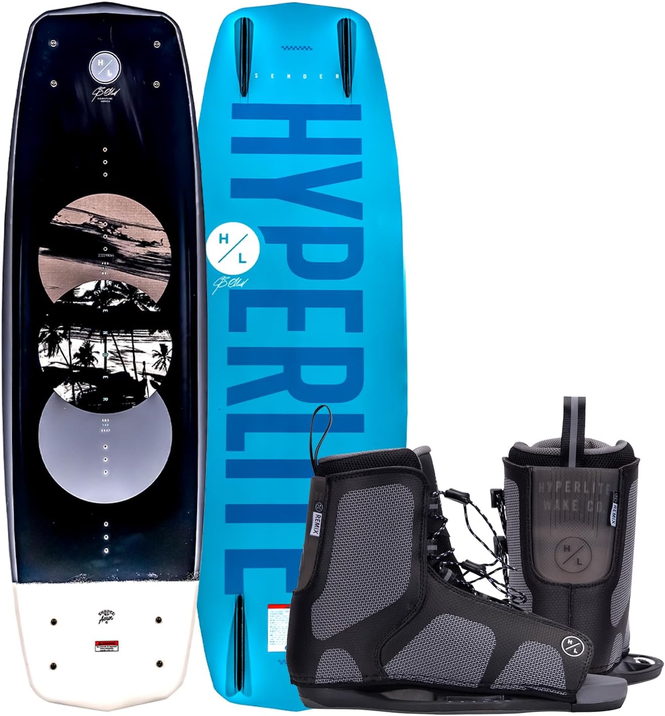 Hyperlite Sender Wakeboard Package w/ Remix Bindings