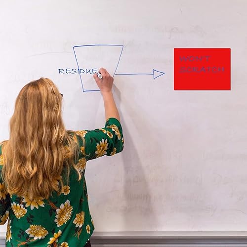 Miniatura 7 de LLPT Hojas magnéticas de borrado en seco, 6 paquetes de 5.9 x 8.3 pulgadas, reutilizables, lavables, sin adhesivo, notas adhesivas recortables para