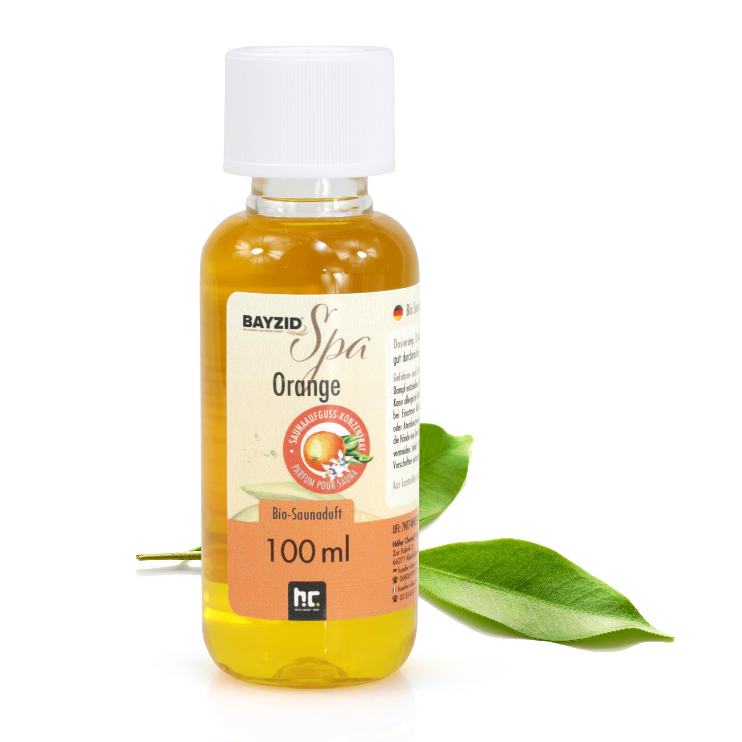 BAYZID® SPA Set de parfums bio pour sauna 4x100ml - différents concentrés de parfums pour sauna - pour le bien-être et la détente
