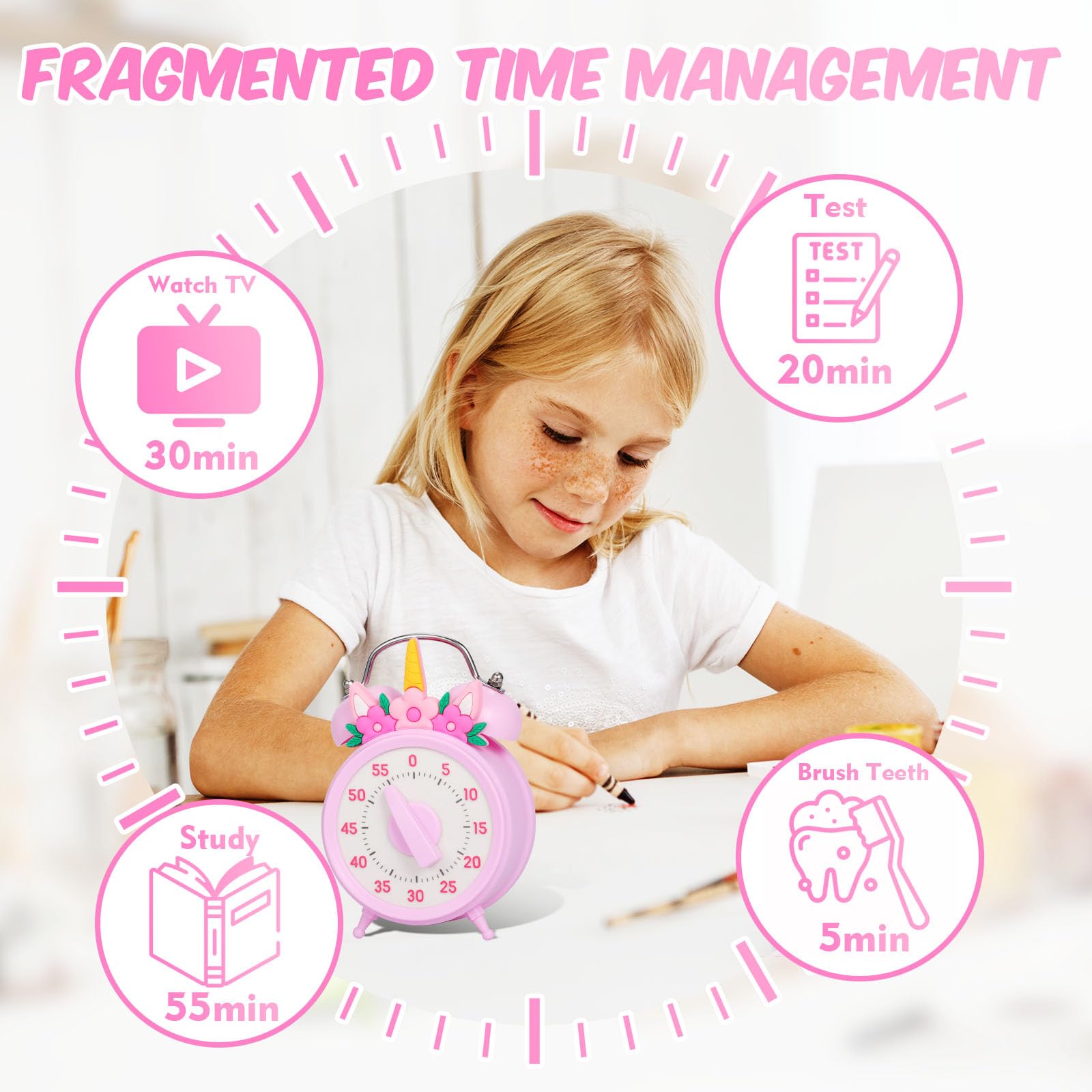Amazon.com: Vspek 55-Minute Countdown Timer, Classroom Visual