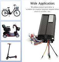 BuyWeek 48V-72V 2000W Brushless Motor Controller E-Bike Elektromos Kerékpárhoz 2