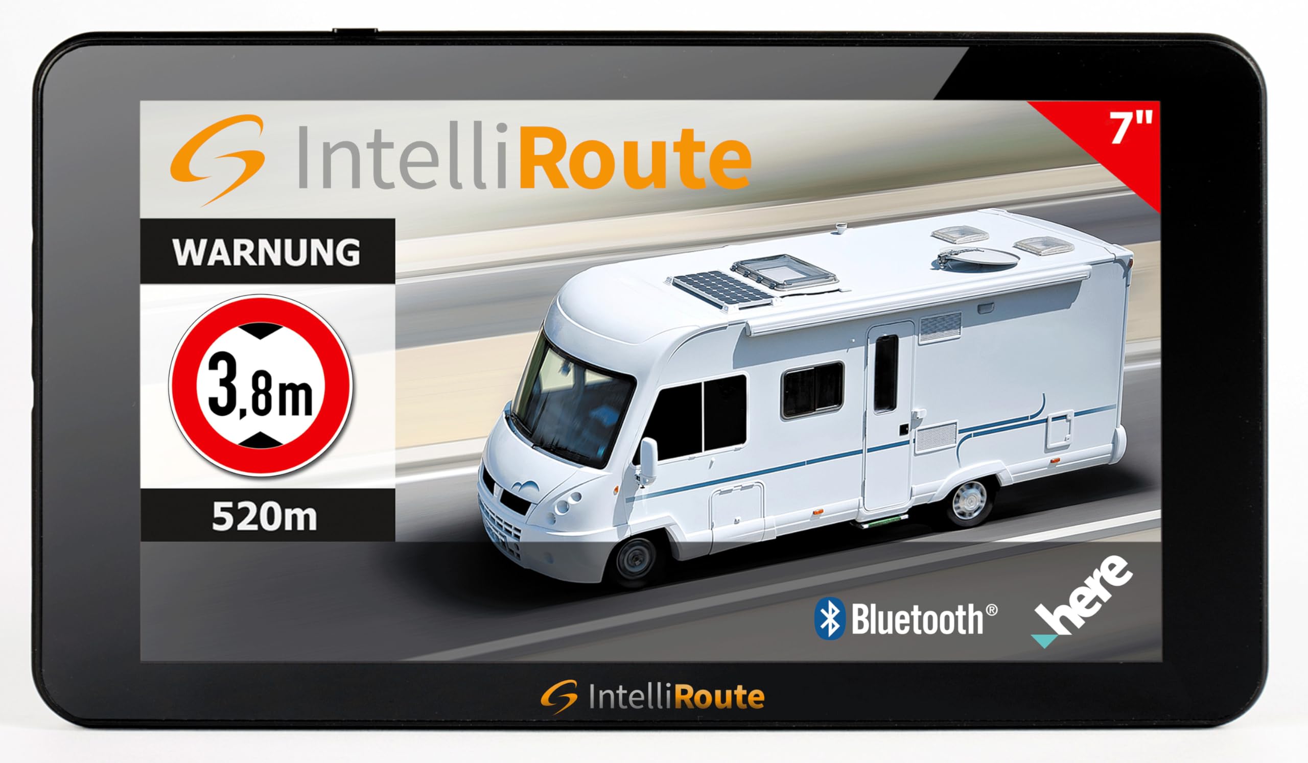 CARGUARD IntelliRoute CA8040 PRO Reisemobil- Navigationssystem mit aktiver Magnethalterung, WLAN-Updates, Rückfahrkamera-IN, Campingplätzen, Stellplätzen, Livestauwarner