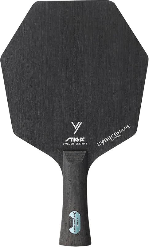 Cuchilla de tenis de mesa Cybershape Carbon CWT con tecnología de peso personalizada I Control superior, agarre mejorado para jugar a la ofensiva