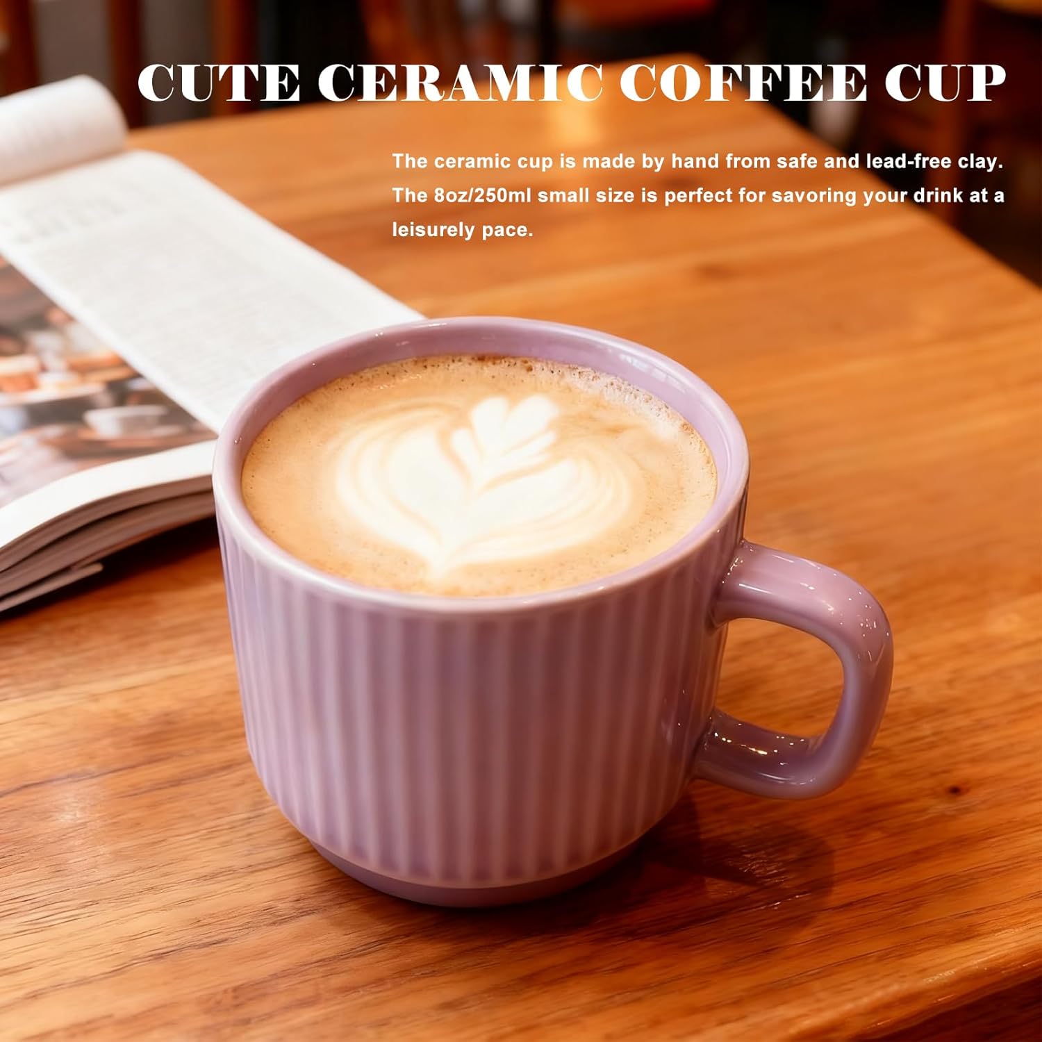 Unique Gifts for Women, Relaxation Gift Birthday Gifts for Women, Thank You Gift for Mom, Wife, Sisters, Anniversary Christmas Valentines Day Gifts for Her, 8oz Ceramic Coffee Mug Gift Set - Image 2