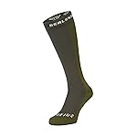 SEALSKINZ Worstead Unisex Waterproof Cold Weather Knee Length Sock, Olive, M