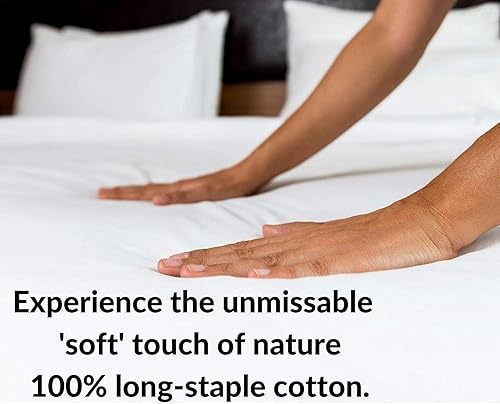 Miniatura 5 de Funda de edredón King con cierre de cremallera, juego de edredón de 3 piezas de 1000 hilos 100% algodón egipcio de fibra larga, funda de edredón