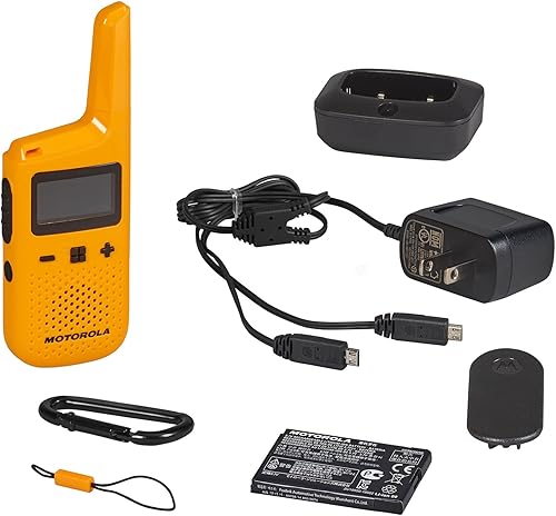 Miniatura 7 de Motorola Solutions T380 - Radio de 2 vías con base de carga, color amarillo