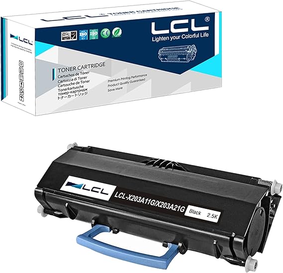 LCL Remanufactured Toner Cartridge Replacement for Lexmark