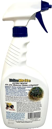 Miniatura 4 de Bike Brite MC44U Ultra Wash Limpiador y desengrasante para vehículos todoterreno, 32 onzas líquidas, azul