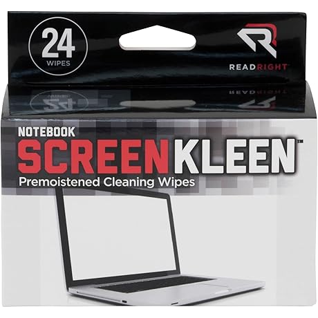 Read Right RR1217 Notebook ScreenKleen Pads