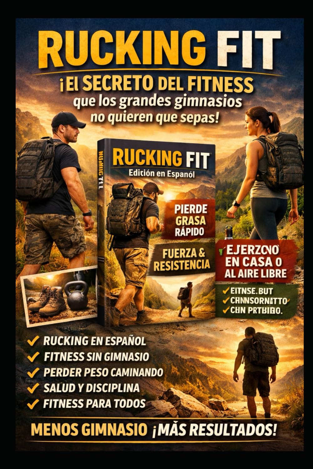 Rucking Fit edición en español: ¡El secreto del fitness que los grandes gimnasios no quieren que sepas! (Rucking: Walking to Fitness)