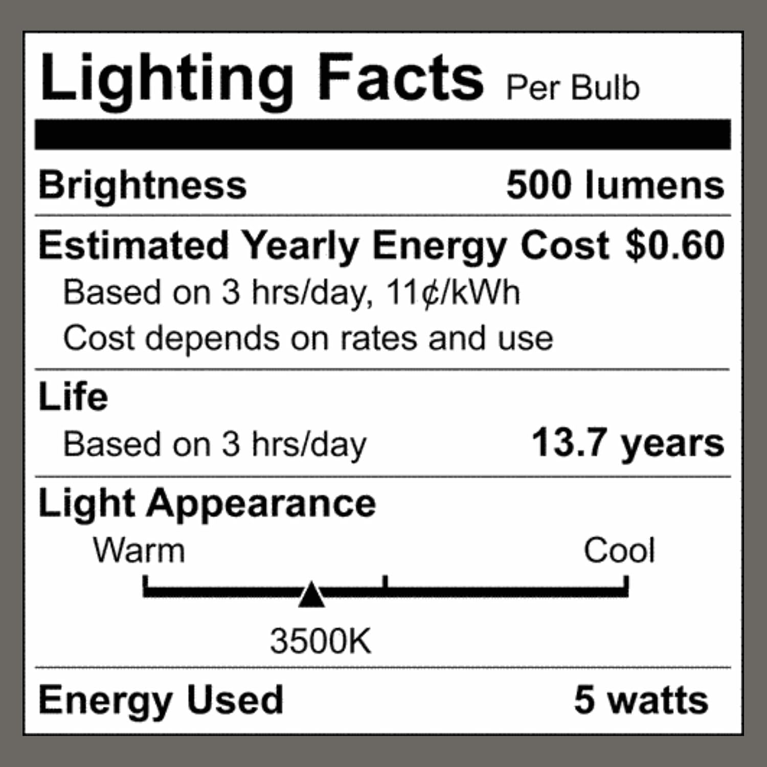 Satco 5.5W LED G16.5 Globe Light Bulb 3500K Neutral White 500 Lumens Clear Finish E26 Medium Base Dimmable 300 Degree Beam Enclosed Fixture Rated Wet Location 120V S12479 (2 Pack)