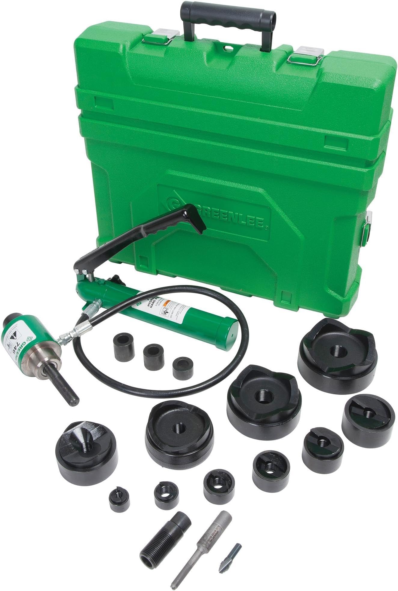 7310SB Hydraulic Slug Buster Punch Kit Bundle w/DTAPKIT 6-Piece Combination Drill and Tap Set (2 Pieces)