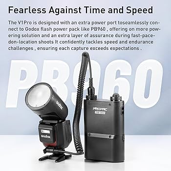 Amazon | GODOX V1Pro-S TTL リチウムイオン丸頭カメラ
