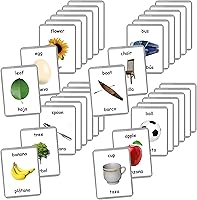 Vista 1 de Tarjetas didácticas bilingües en español inglés Tarjetas flash laminadas Elige tu conjunto (objetos del alfabeto)