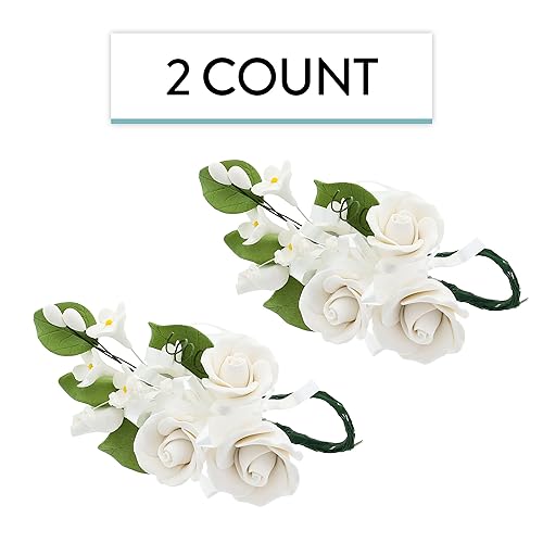 Miniatura 3 de Global Sugar Art Chef Alan Tetreault - Espray para pastel de azúcar rosa, blanco, 2 unidades