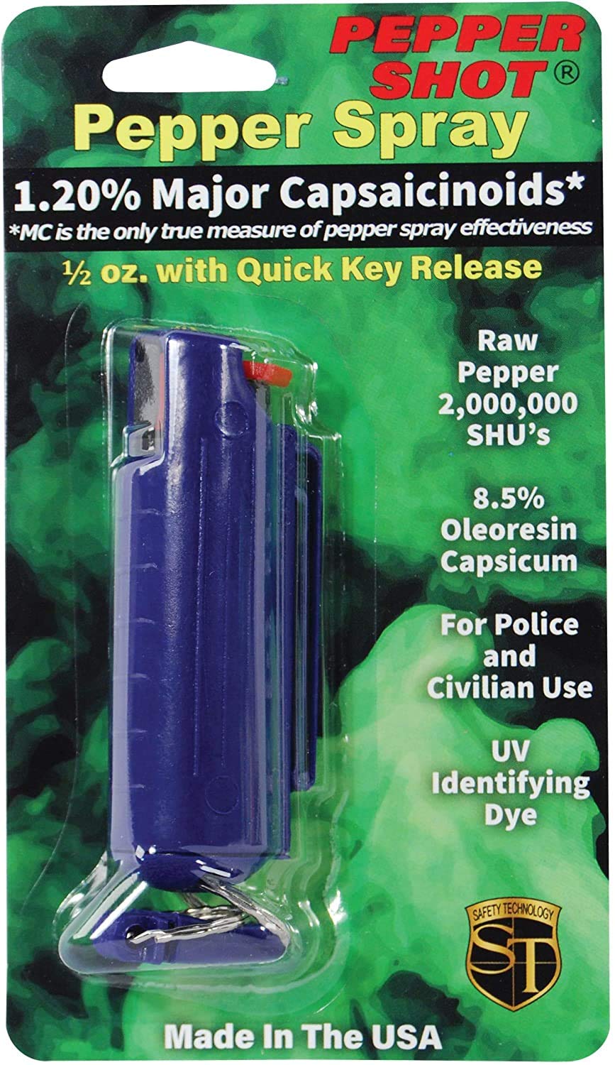 Safety Technology Wildfire 2 ounce 18% Flip top Actuator Pepper Spray Stream WF-18-2FT