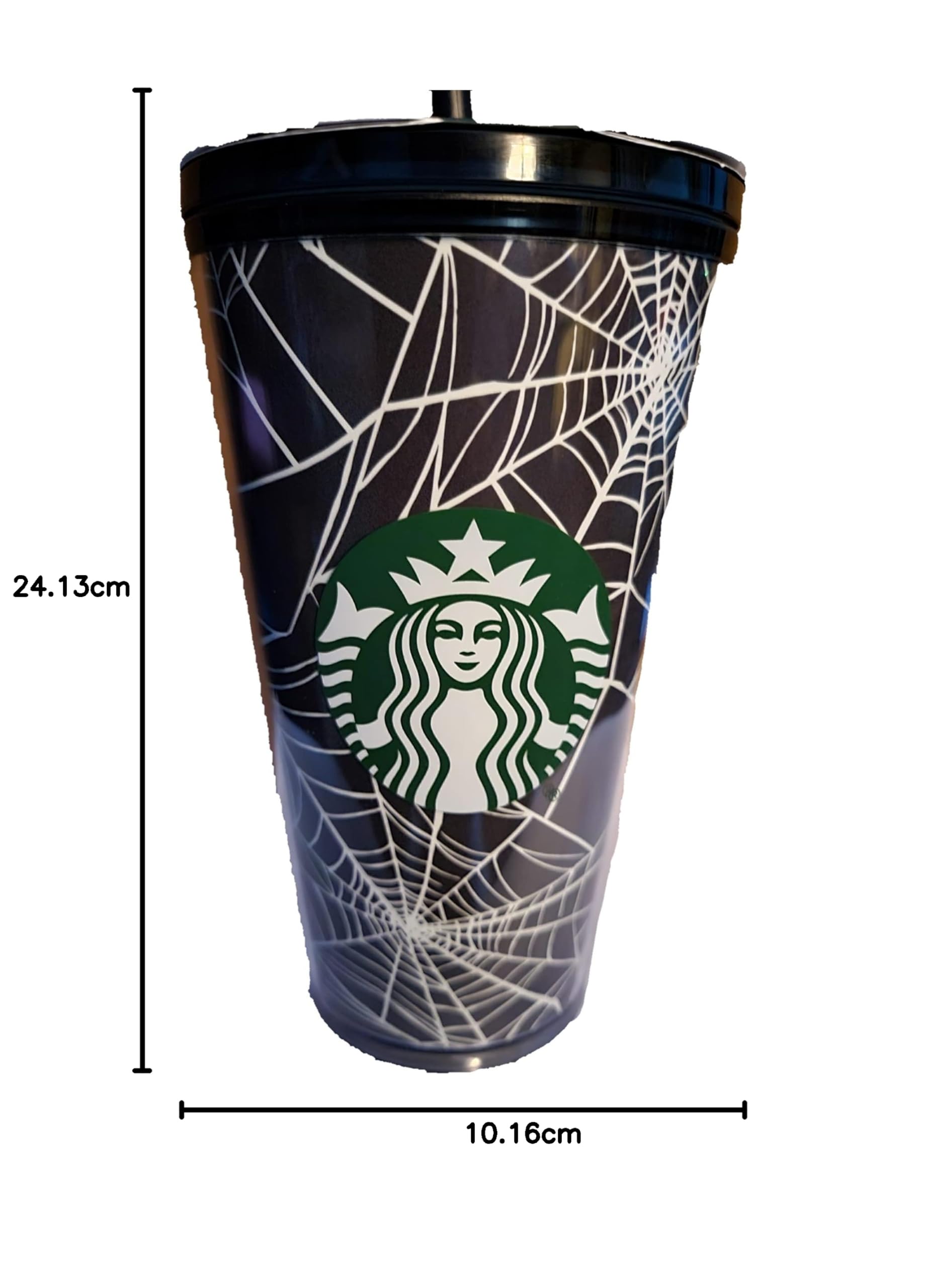 STARBUCKS LIMITED EDITION 2021 LIMITED EDITION Glow in the Dark Large  Spider Web Tumbler 16oz - Halloween : Amazon.com.be: Home & Kitchen