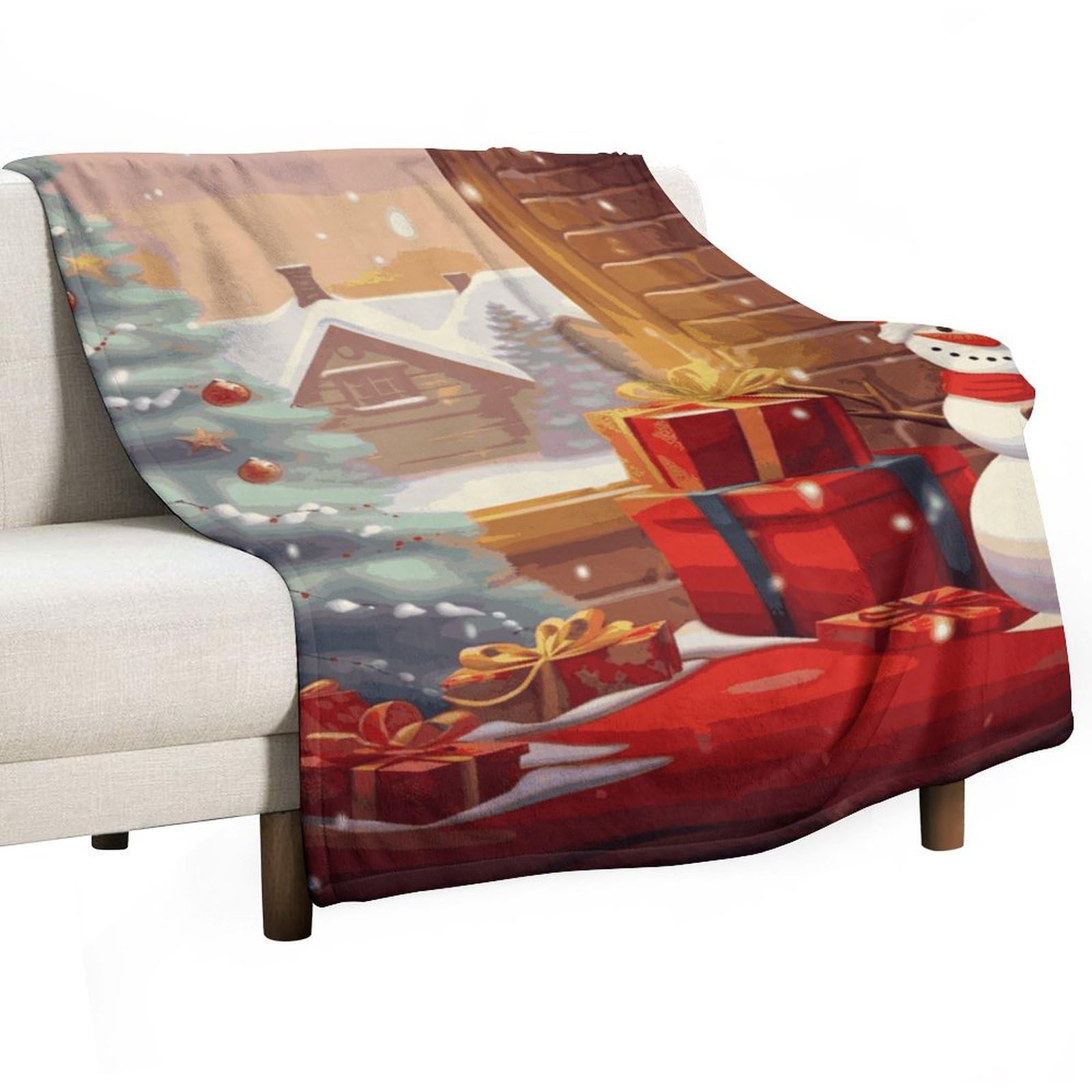 Couverture en flanelle 100x150 cm pour canapé et lit quatre saisons