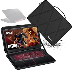 Smatree Capa protetora rígida de EVA compatível com laptop gamer Acer Nitro 5 de 17,3 polegadas -AN517-42-R5KZ, para laptop gamer Acer Nitro 5 de 17,3 polegadas -AN517-42-R35M bolsa impermeável e