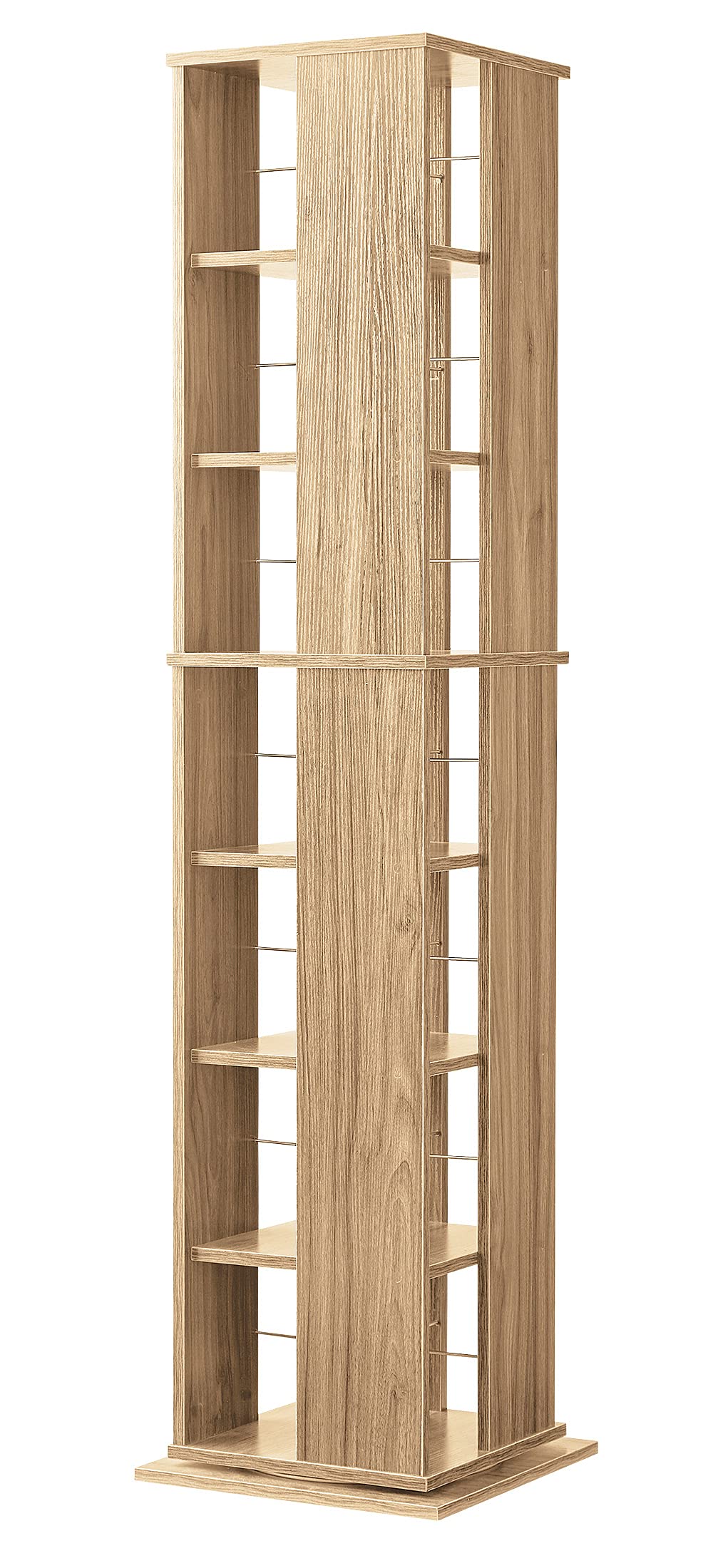 Amazon｜本棚 回転コミックラック 7段 (ナチュラル)｜本棚 オンライン通販