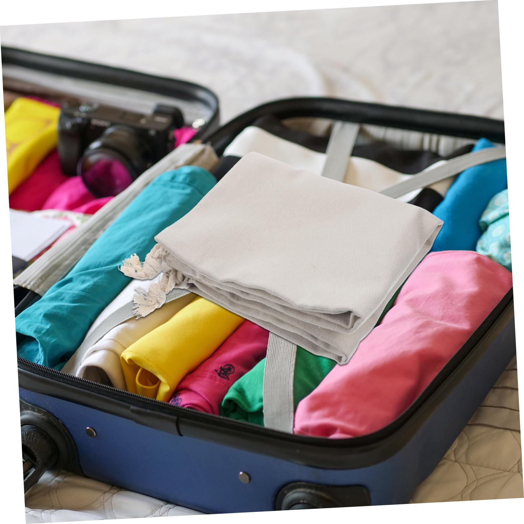 FRCOLOR 10 Stück Styling-Zubehör Heim-Organizer Tasche Und Lockenwickler Make-Up-Aufbewahrungsbehälter Stoff-Staubbeutel Glätteisen Gäste- - Werkzeuge Eisengraue