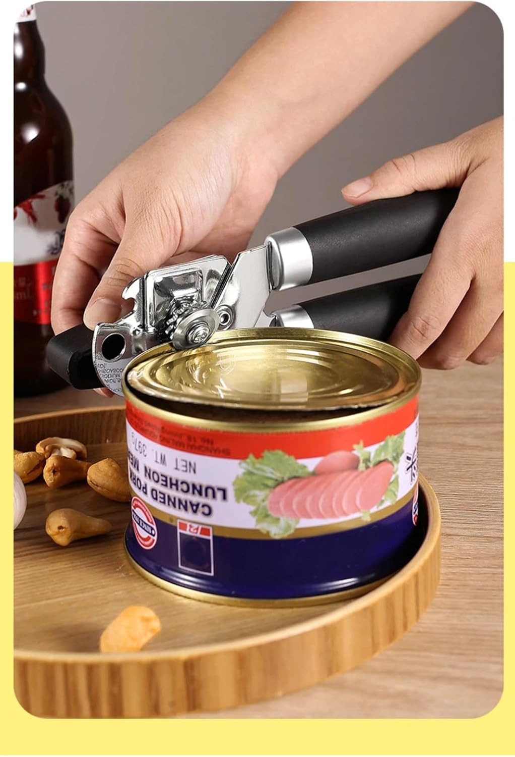 Manual 3-in-1 Can Opener Multi functional Strong Can Knife (2-pack)