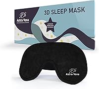 Vista 1 de Antifaz para dormir para niños con luz de bloqueo – Máscara de ojos contorneada 3D de espuma viscoelástica – Cubierta de ojos y máscara de sueño