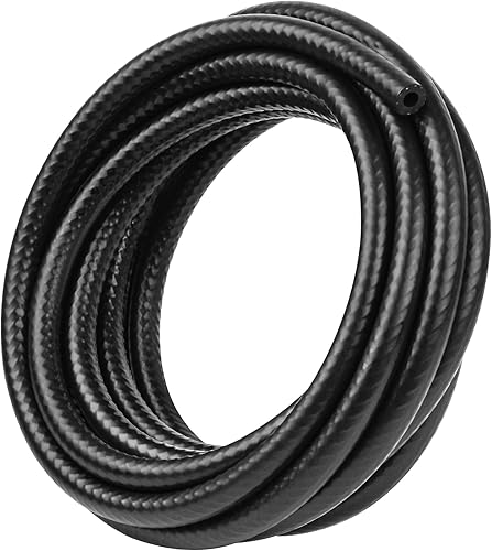 Miniatura 74 de Manguera de caucho NBR para combustible con diámetro interior de 3/8 pulgadas (10 mm), manguera de bloqueo de 10 pies y alta presión 300 PSI