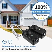 Vista 7 de Kit de sensor de seguridad 41A5034, repuesto para sensor de puerta de garaje Craftsman/Chamberlain/Liftmaster, compatible con abridores de puerta