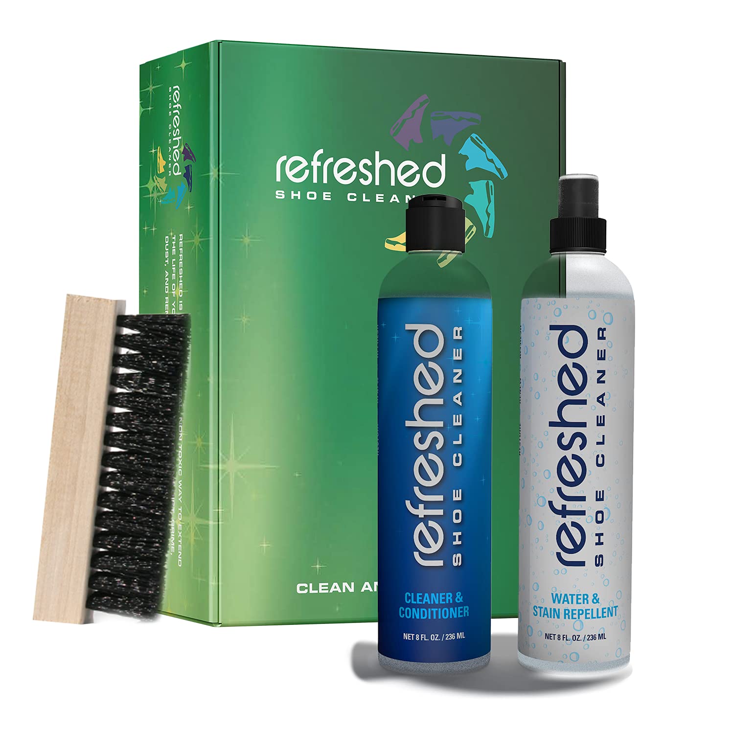 Buy Refreshed Shoe Cleaner Clean and Repel Kit 1x Cleaning and