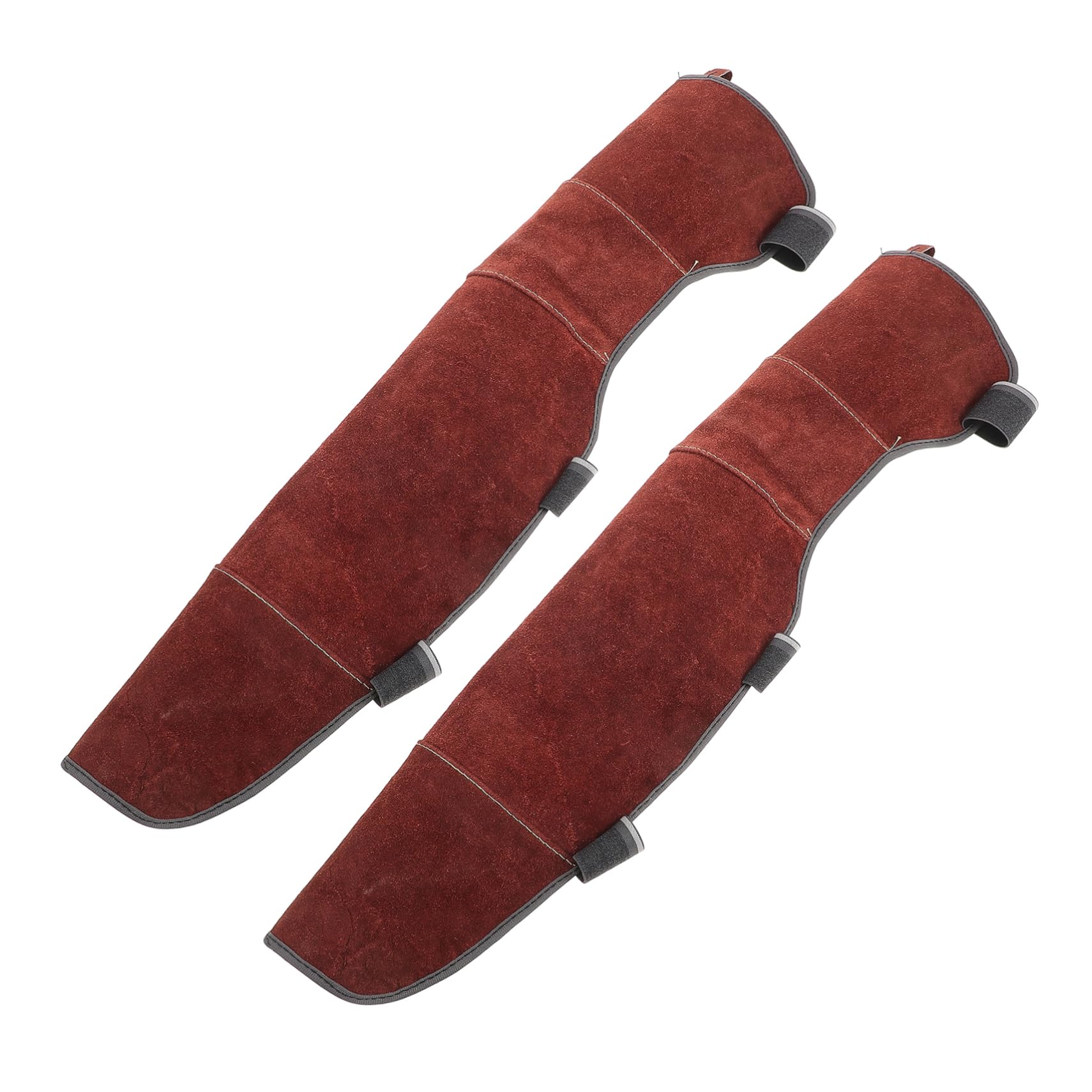 HOMOCONO 1 Pair Protective Leggings Foot Safety Protection Covers Welding Leg Protection Welding Knee Pads Welding Knee Leg Sleeve Construction Leg Sleeves Knee Brace Black Suede Cowhide