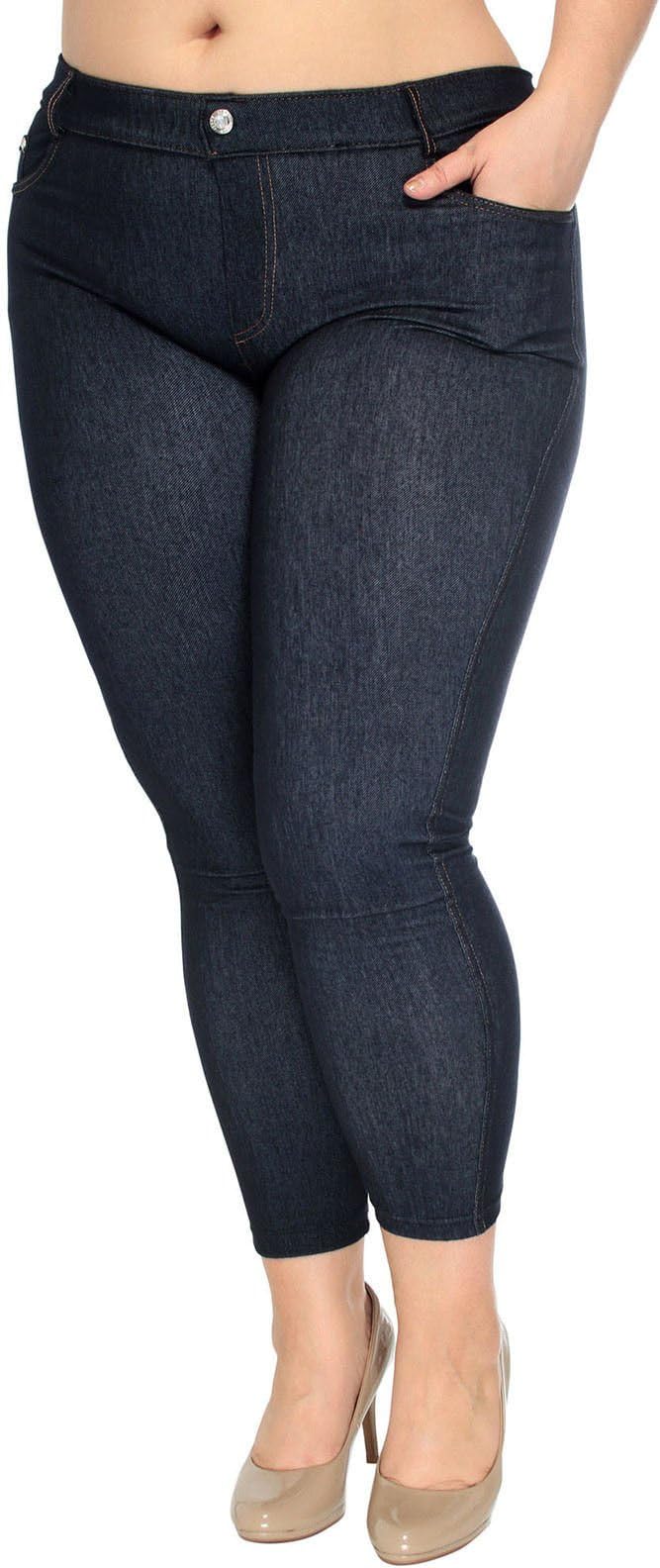 1826 Jeans1826 Knit Women's Jeggings Legging Plus Size Skinny Leg Denim Jeans 1X 2X 3X