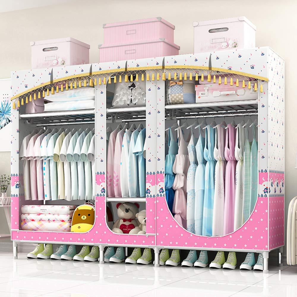 Armoire portable idéale pour organiser la chambre d'étudiant ou le dressing d'invités