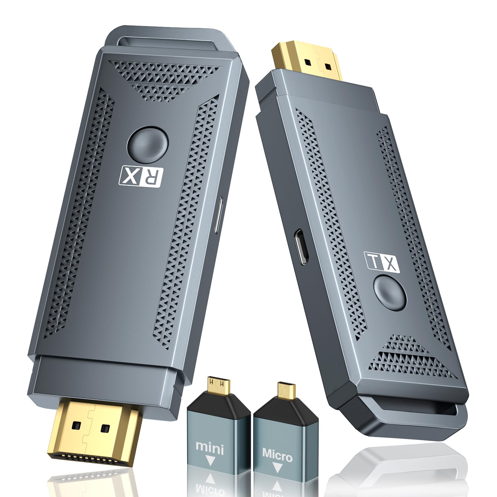 ワイヤレスHDMIトランスミッターレシーバー100フィート Amazon.com: Wireless HDMI Transmitter and Receiver, 100FT